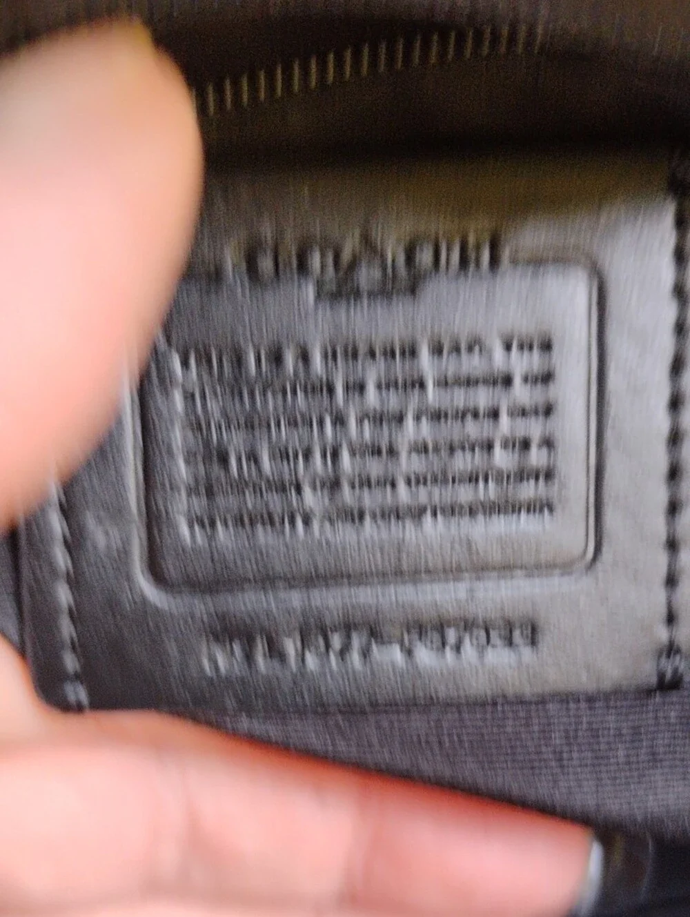 Coach chic black